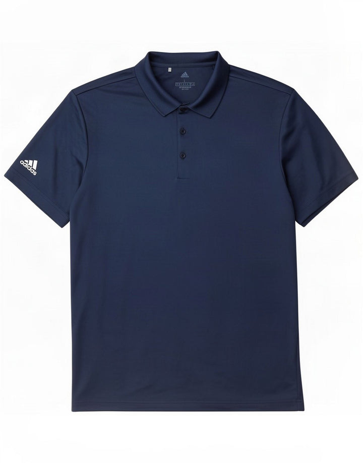 Tricou polo Adidas pentru bărbați, mare, albastru, poliester