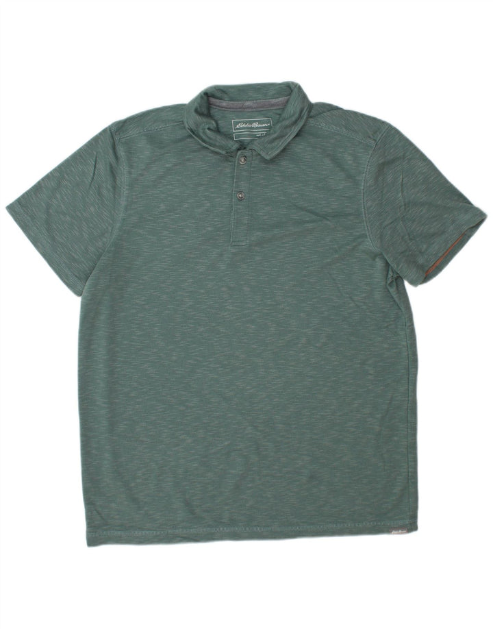 EDDIE BAUER Tricou polo pentru bărbați, mare, verde, modal