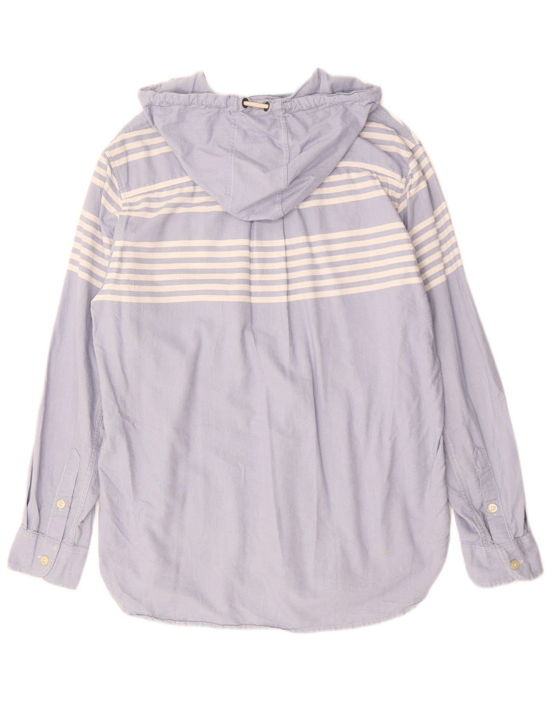 Cămașă pentru bărbați CHAPS cu glugă, bumbac cu dungi albastre medii