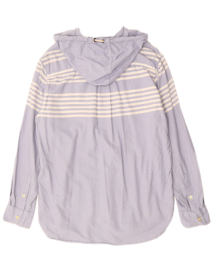 Cămașă pentru bărbați CHAPS cu glugă, bumbac cu dungi albastre medii