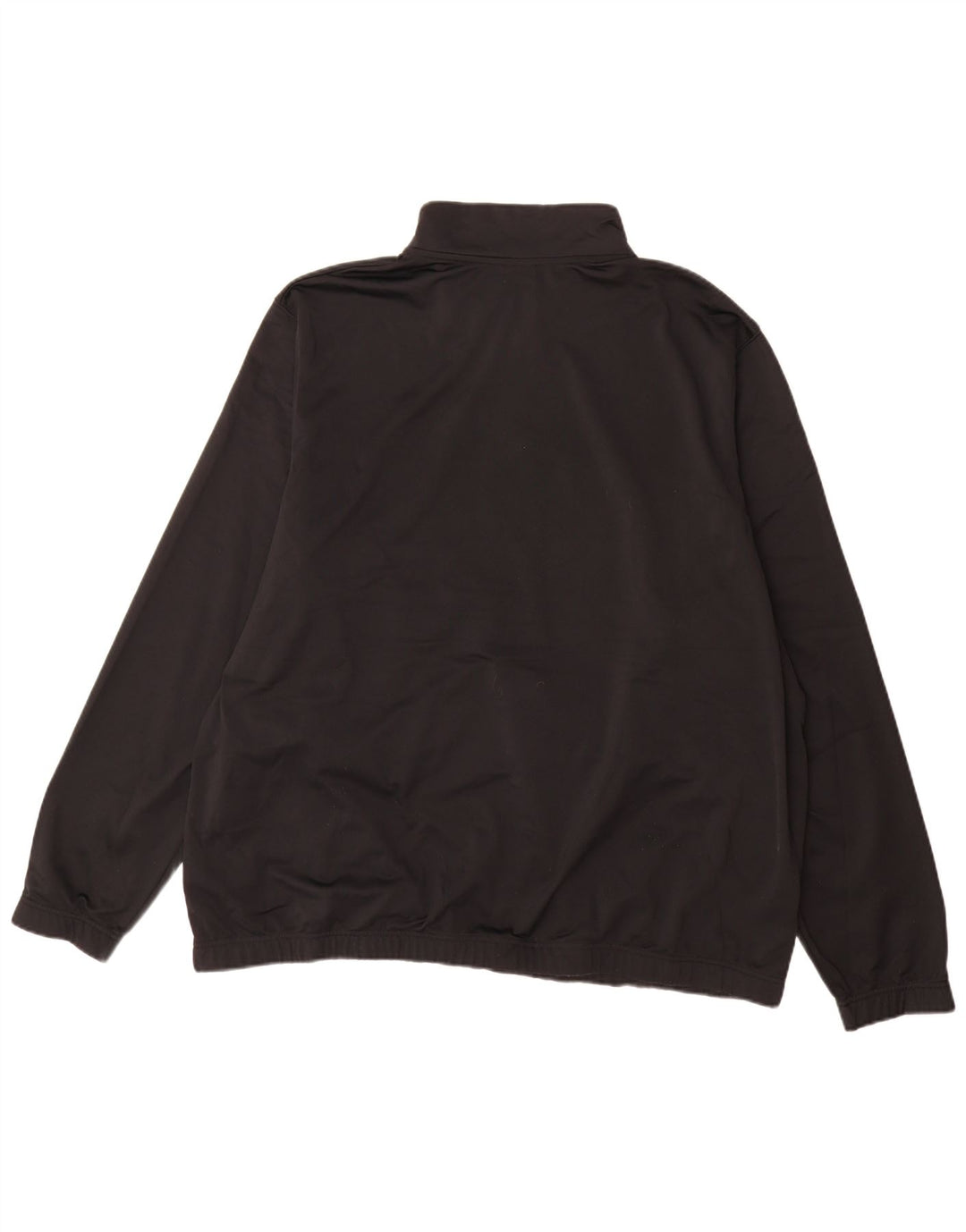 Pulover Nike pentru bărbați, cu fermoar și gât, 3XL, poliester negru