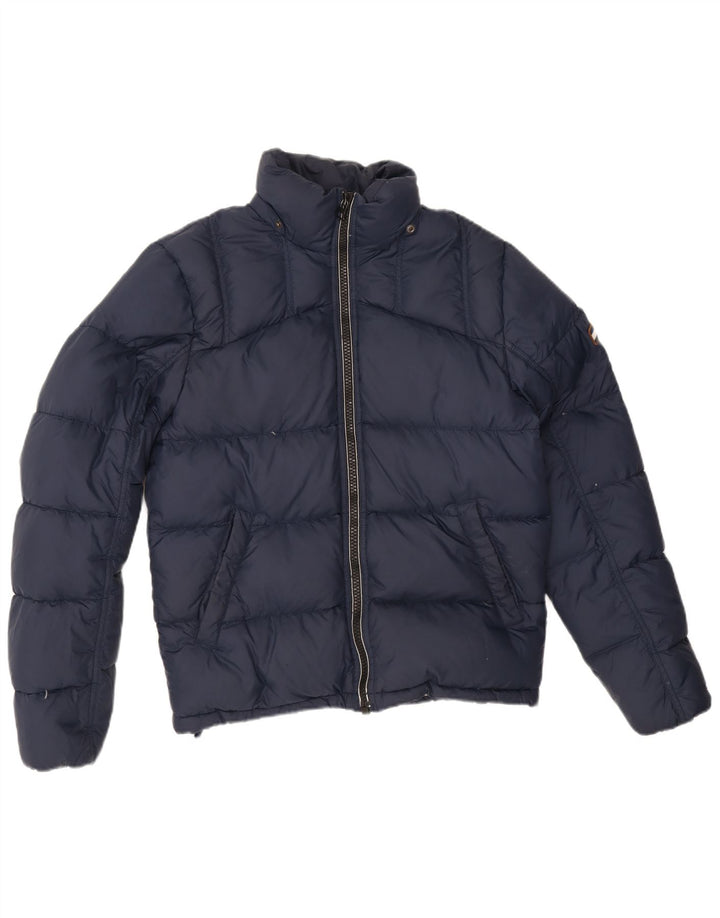 Jachetă căptușită pentru bărbați Tommy Hilfiger UK 36 Poliester bleumarin mic