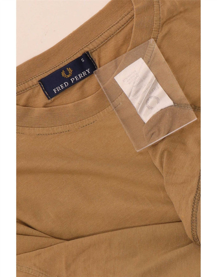 Tricou Fred Perry pentru bărbați Top mic, bej, bumbac
