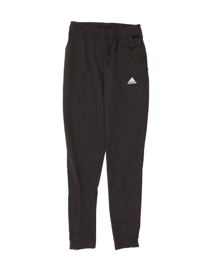 ADIDAS Boys Tracksuit Trousers 13-14 Years  Black Vintage Adidas and Second-Hand Adidas from Messina Hembry 