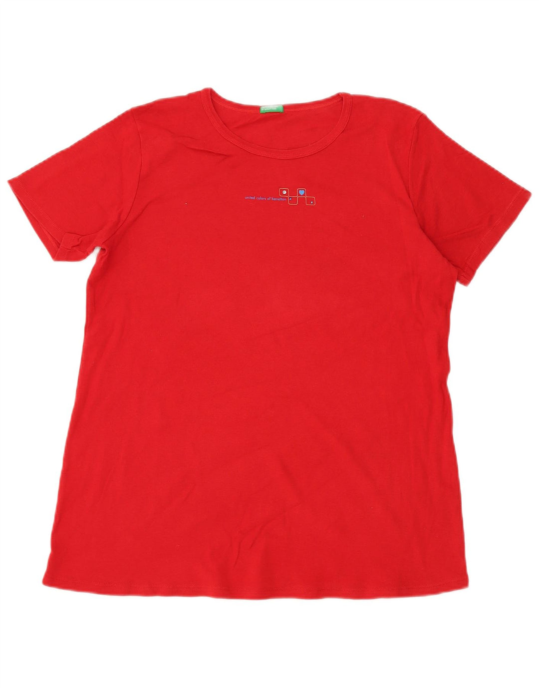 BENETTON Tricou pentru femei Top UK 14 Medium Red