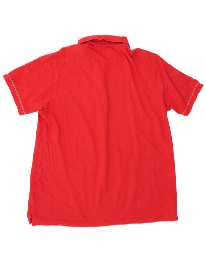 Tricou polo pentru bărbați Lotto 2XL roșu