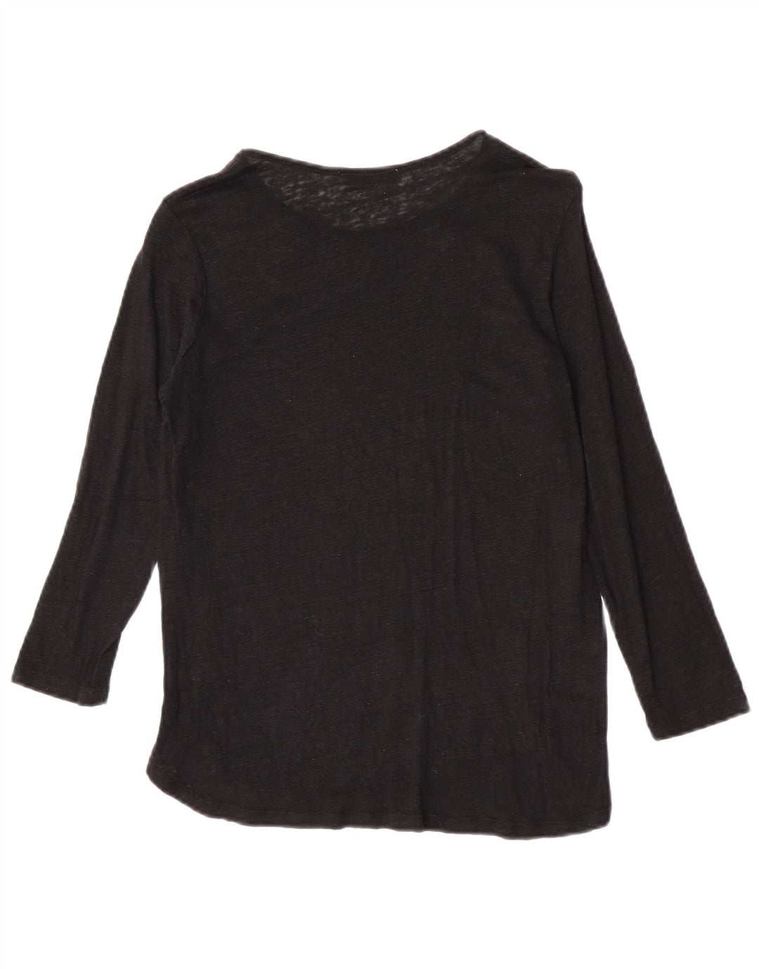 Top femeie Zara cu mâneci 3/4 UK 10 mic negru