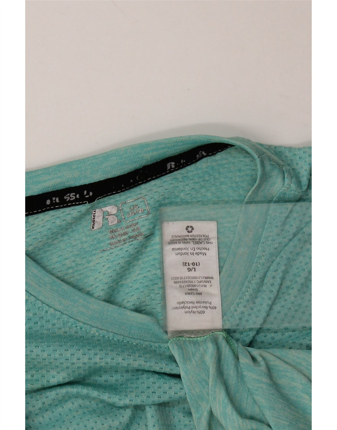 RUSSELL ATHLETIC Tricou Dri-Power pentru băieți Top 10-11 ani mare turcoaz