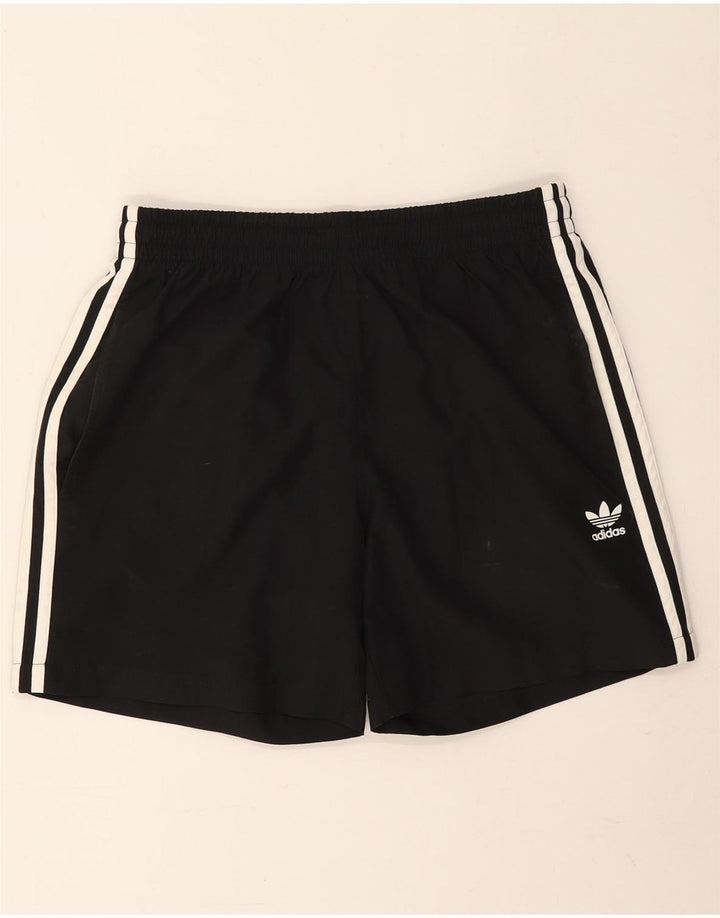 Pantaloni scurți sport pentru bărbați Adidas, poliester mediu negru