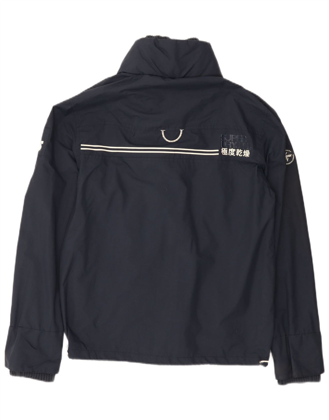 SUPERDRY Jachetă Windbreaker pentru bărbați cu grafică UK 38 Medium Navy Blue Marine