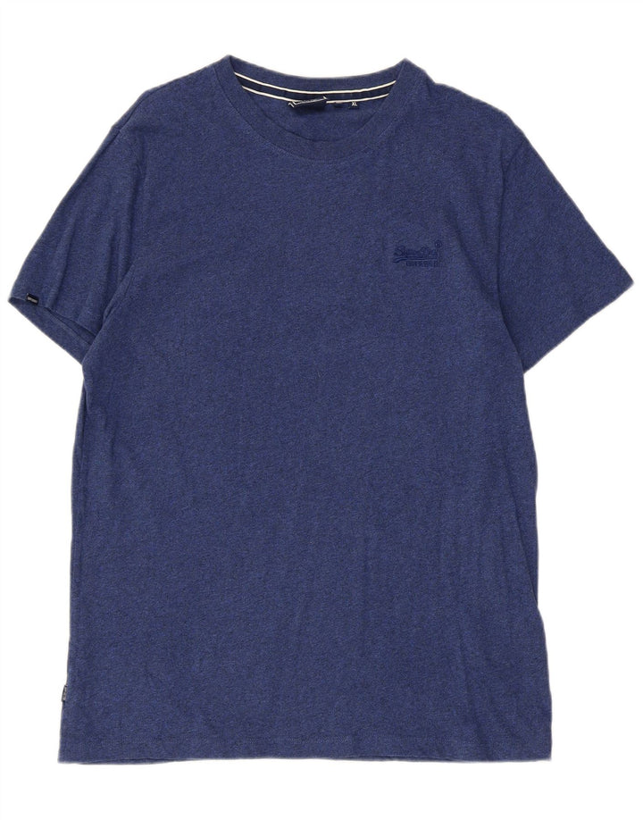 Tricou Bărbați Superdry Top XL Bumbac Albastru