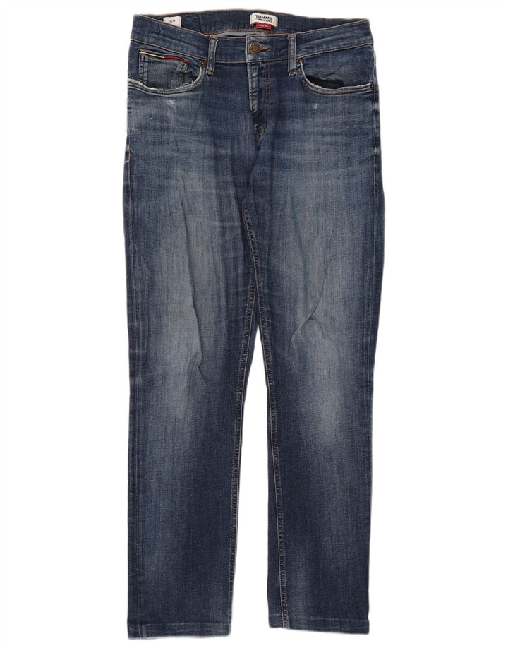 Blugi slim pentru bărbați Tommy Hilfiger W32 L29 albastru