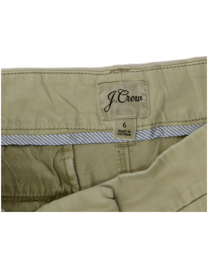 Pantaloni scurti chino pentru femei J. Crew US 6 Medium W30 Kaki Bumbac