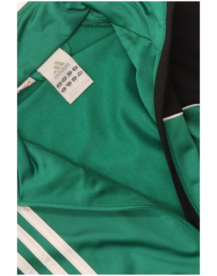 Jachetă de trening pentru băieți Adidas 13-14 ani, color verde