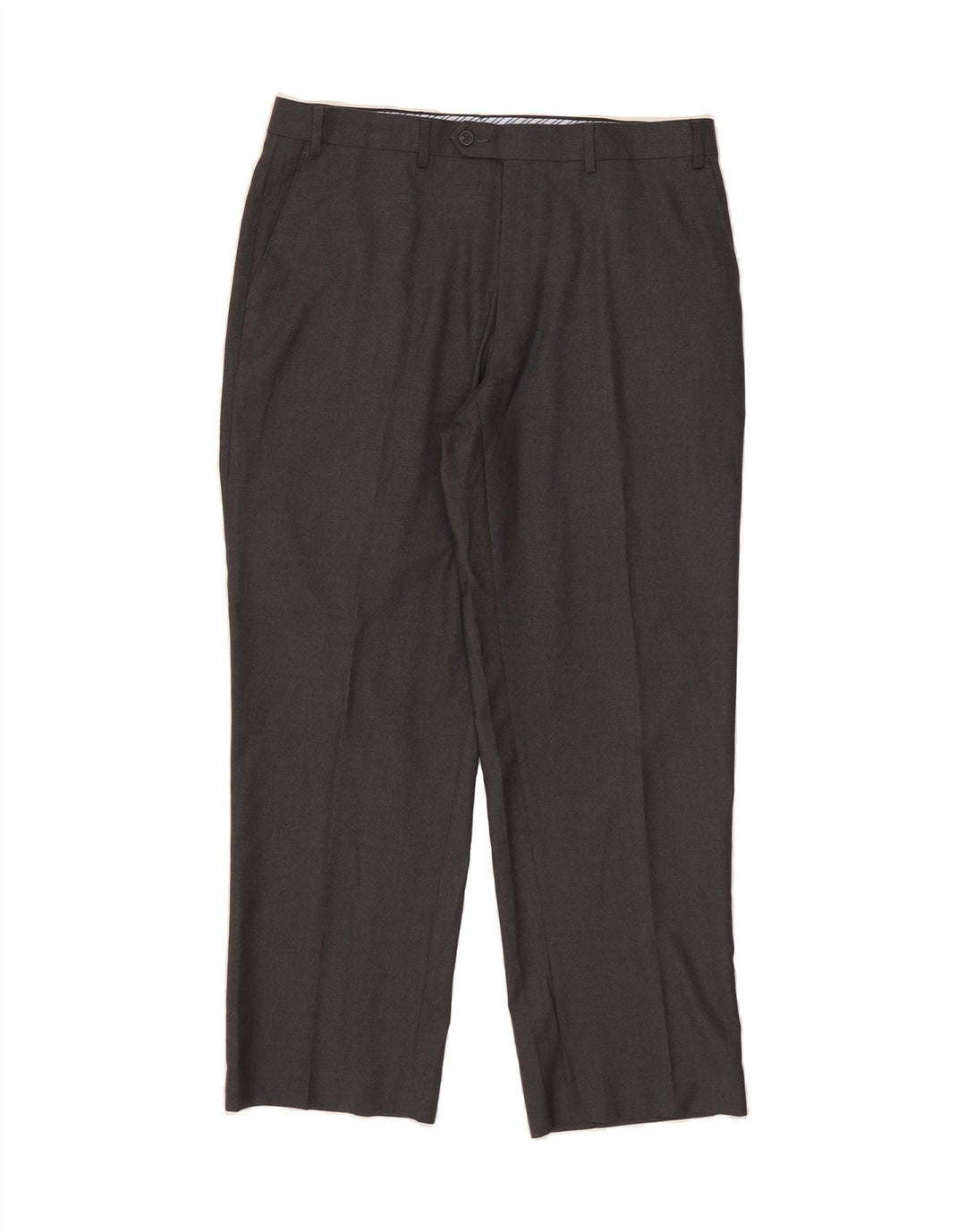 IZOD Mens Straight Suit Trousers W36 L30 Grey Polyester Vintage Izod and Second-Hand Izod from Messina Hembry 
