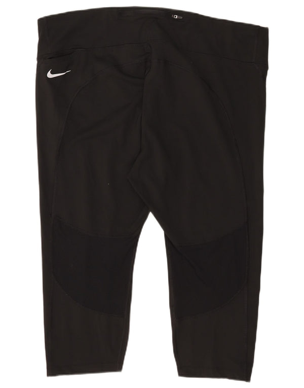 Leggings Nike Dri Fit Capri pentru femei UK 22 3XL Poliester negru