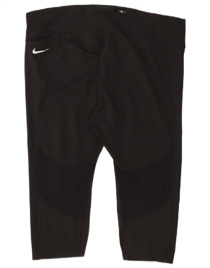 Leggings Nike Dri Fit Capri pentru femei UK 22 3XL Poliester negru