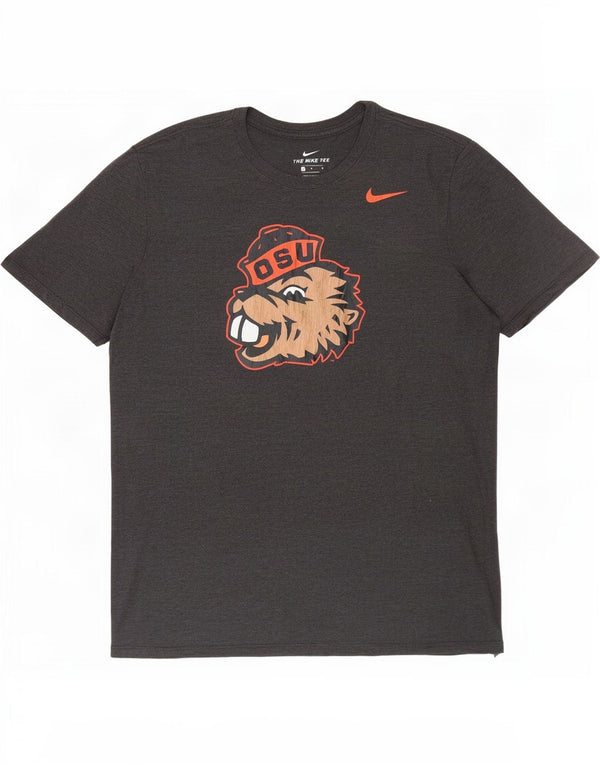 Tricou grafic Nike pentru bărbați Oregon State Beavers Top mare gri