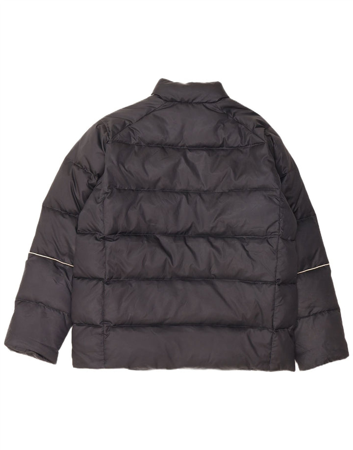Jachetă căptușită pentru bărbați Adidas UK 40, mare, albastru, poliester