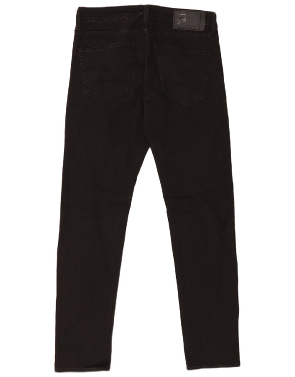 G-Star Blugi slim drepte pentru bărbați W31 L32 bumbac negru
