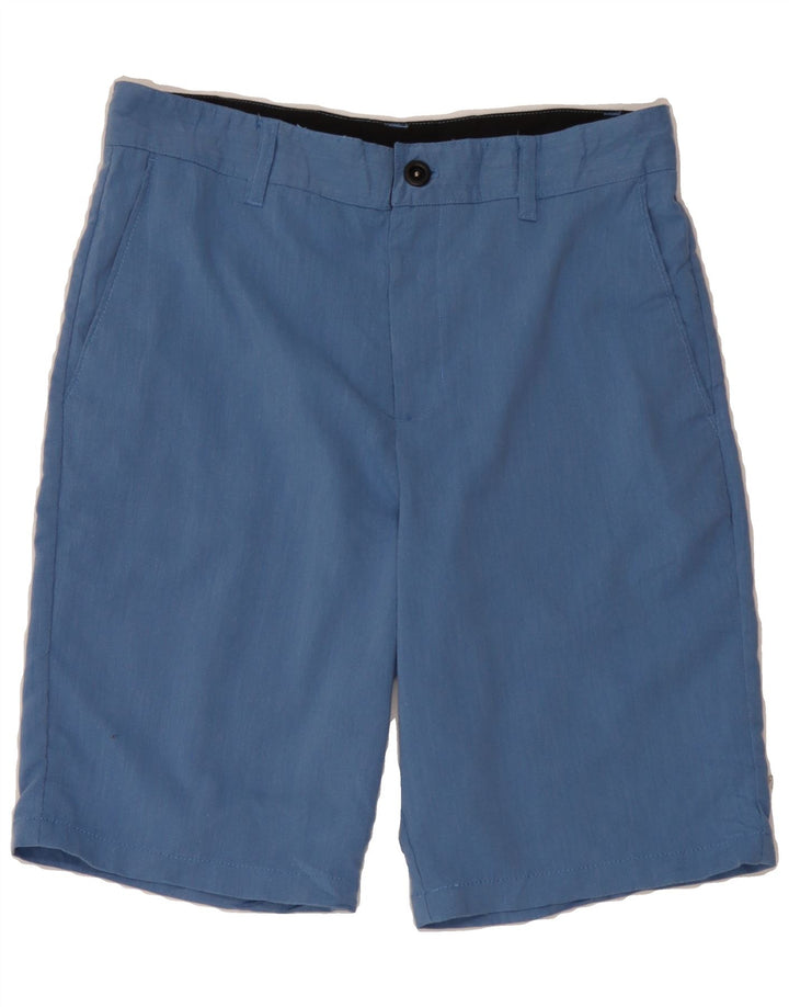 FADED GLORY Mens Chino Shorts W30 Medium Blue Polyester Vintage Faded Glory and Second-Hand Faded Glory from Messina Hembry 