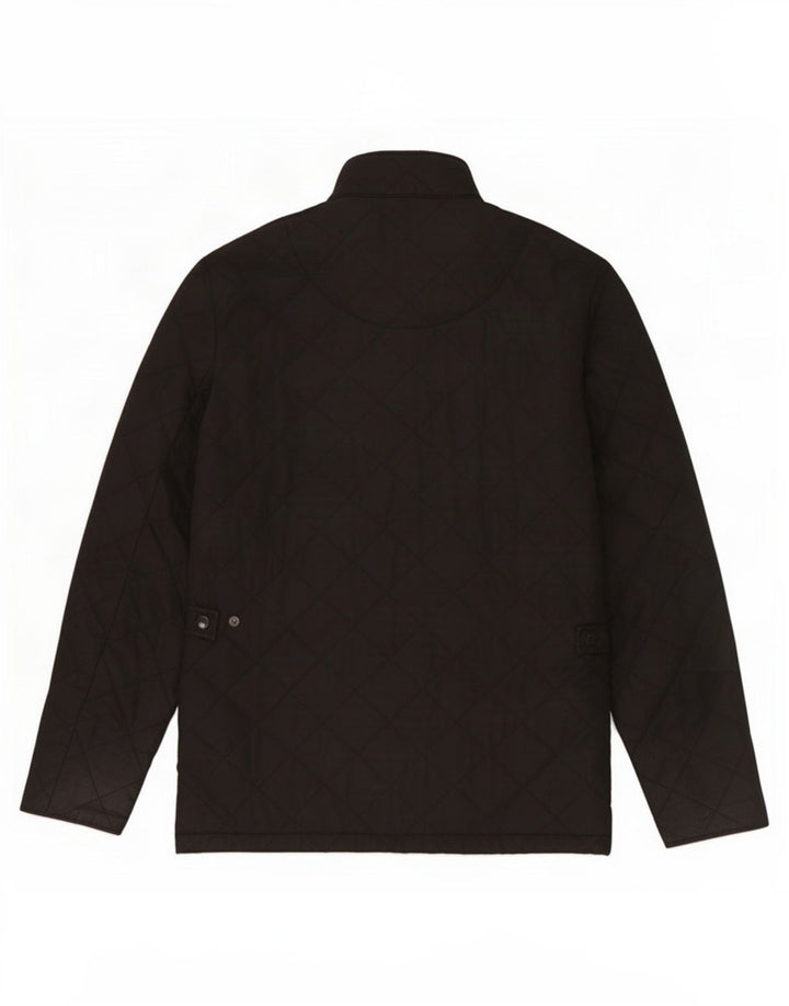 Jachetă matlasată pentru bărbați Barbour UK 38 Poliester mediu negru