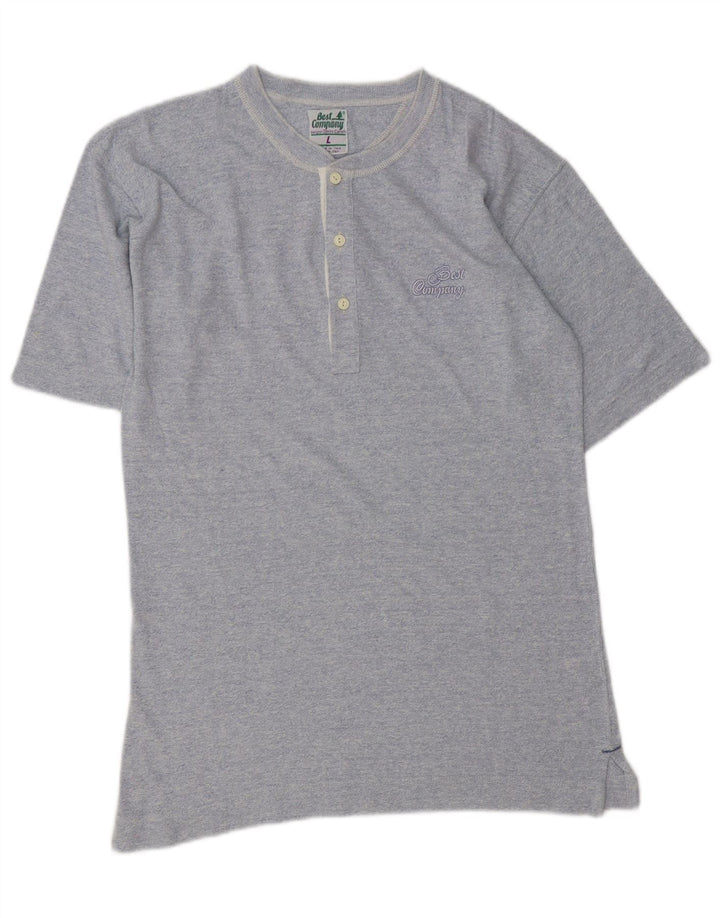 BEST COMPANY Tricou polo pentru bărbați, mare, albastru, bumbac