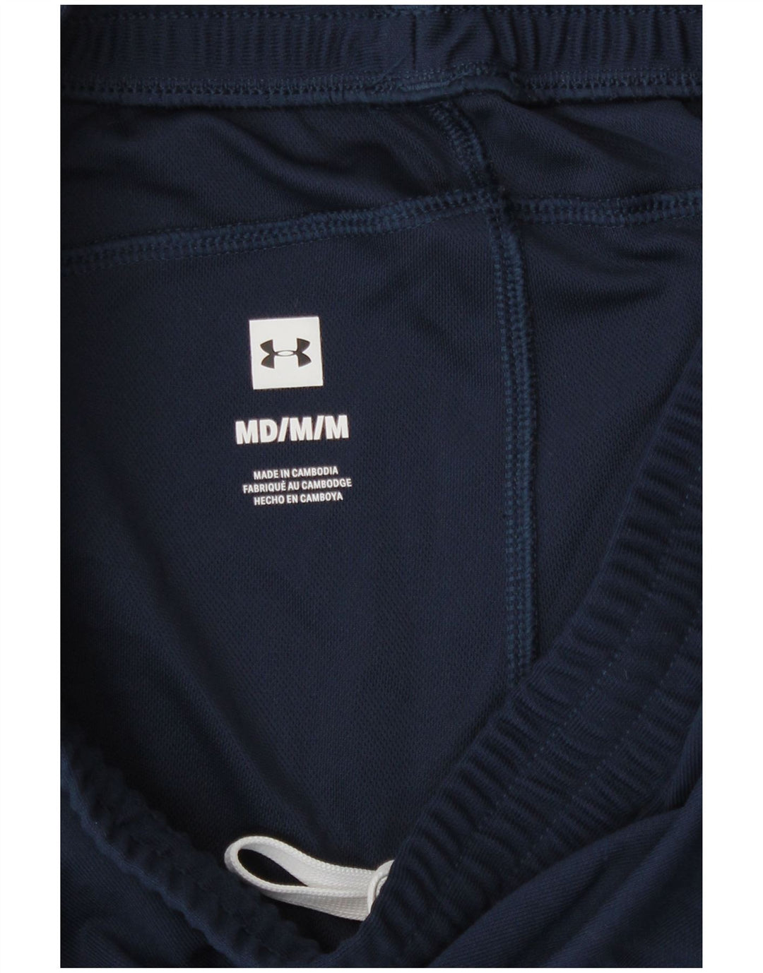 Pantaloni de trening Under Armour pentru bărbați, poliester color bloc mediu, albastru bleumarin