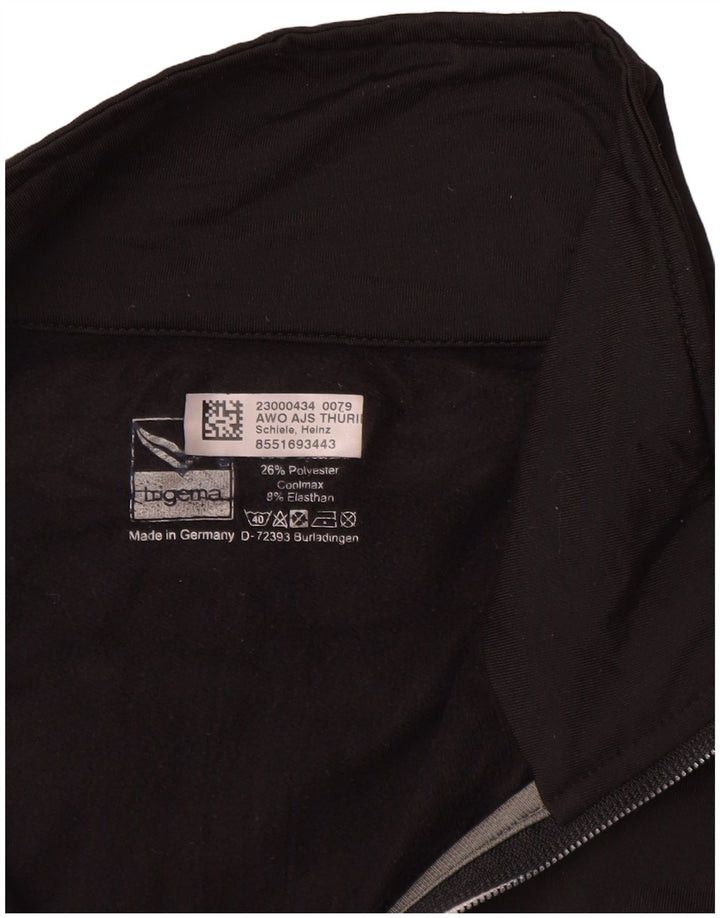 TRIGEMA Jachetă de trening fără mâneci pentru bărbați, mare, negru, poliester