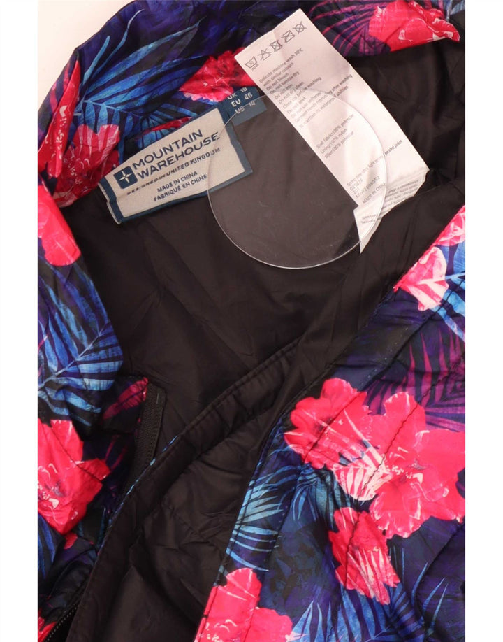 Jachetă căptușită pentru femei Mountain Warehouse UK 18 XL, multicoloră, florală