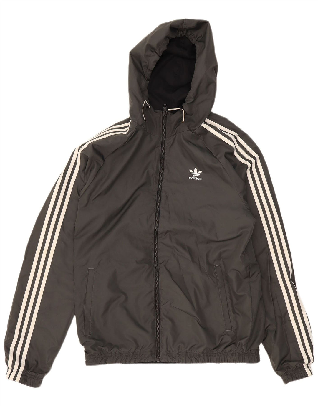 Jachetă reversibilă grafică ADIDAS pentru bărbați UK 38 Medium Black Colorblock