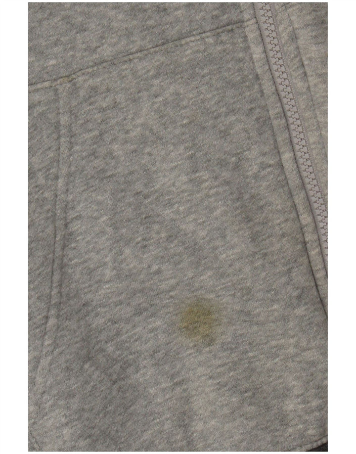 Pulover Nike pentru bărbați, cu fermoar, bumbac cu pete, gri mediu