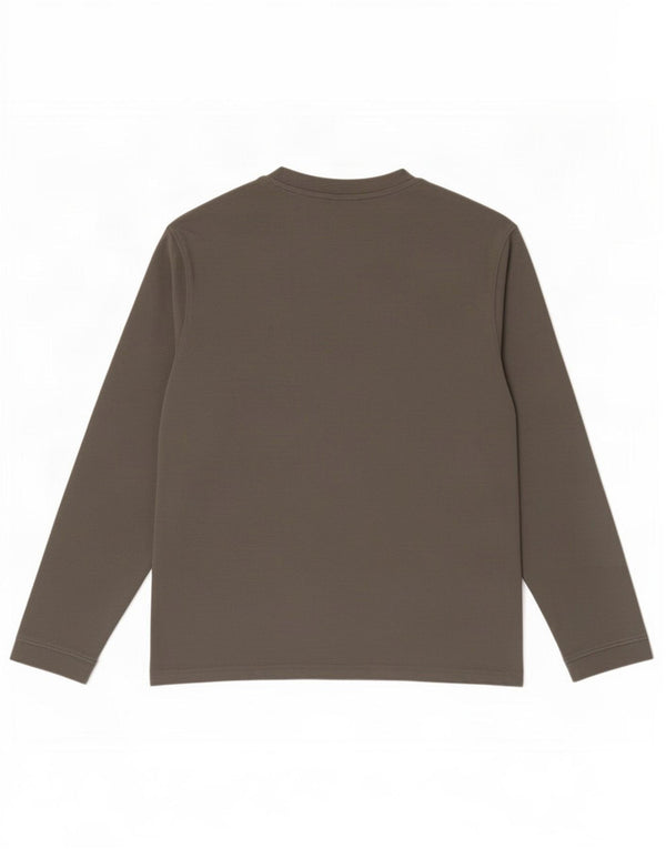 Jack & Jones Tricou cu mânecă lungă pentru bărbați, bumbac verde XL