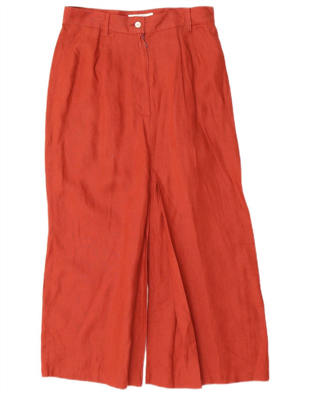 Fusta midi BENETTON pentru femei IT 44 Medium W26 Red Linen