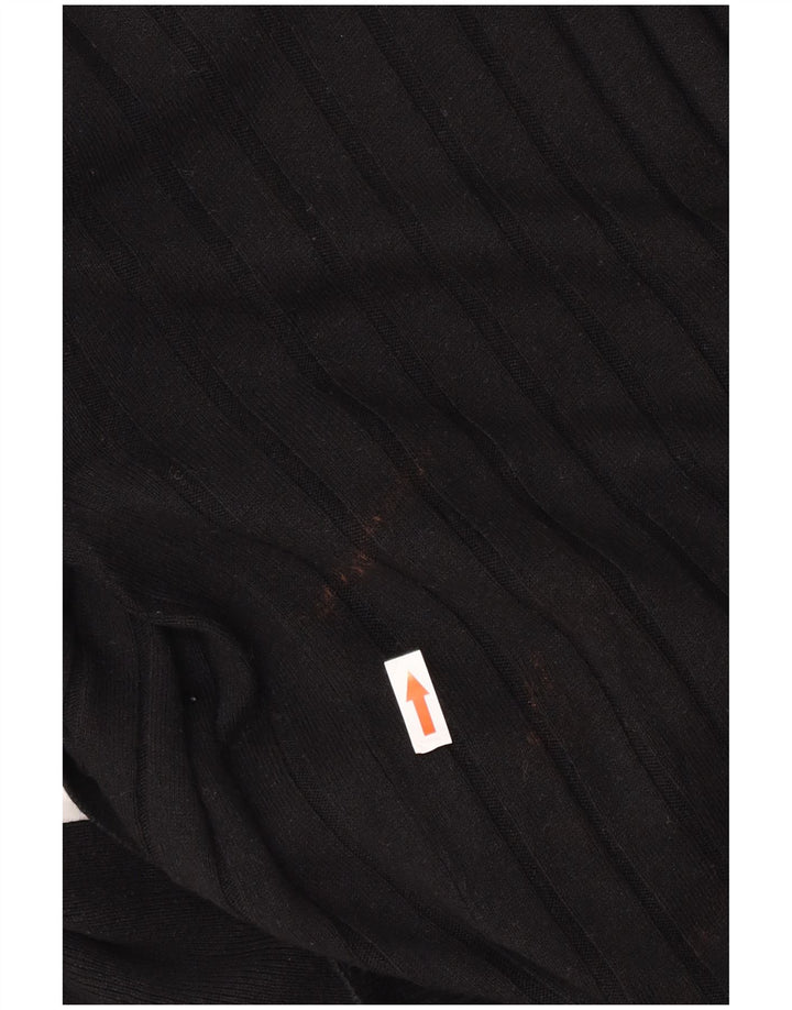 Pulover cardigan deschis pentru femei Marks & Spencer UK 10 mic cu dungi negre