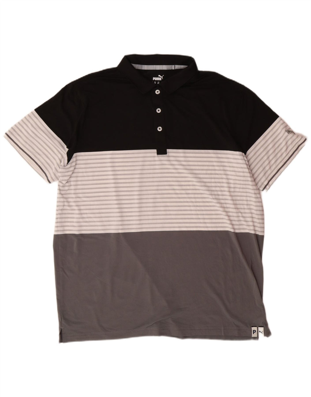 Tricou polo PUMA pentru bărbați 2XL gri Colorblock
