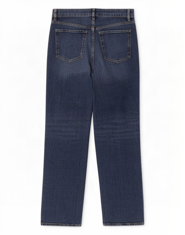 Marks & Spencer Blugi Distressed drepte pentru femei UK 12 Medium W30 L26 Albastru