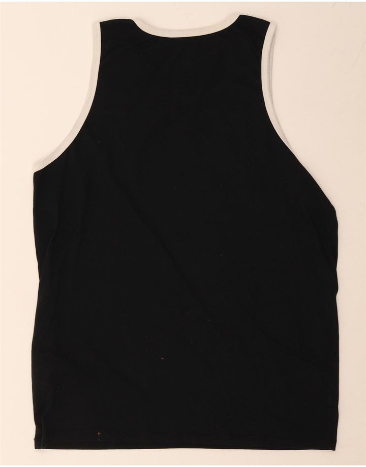 Vestă grafică cu croi atletic Nike pentru bărbați, poliester mediu negru