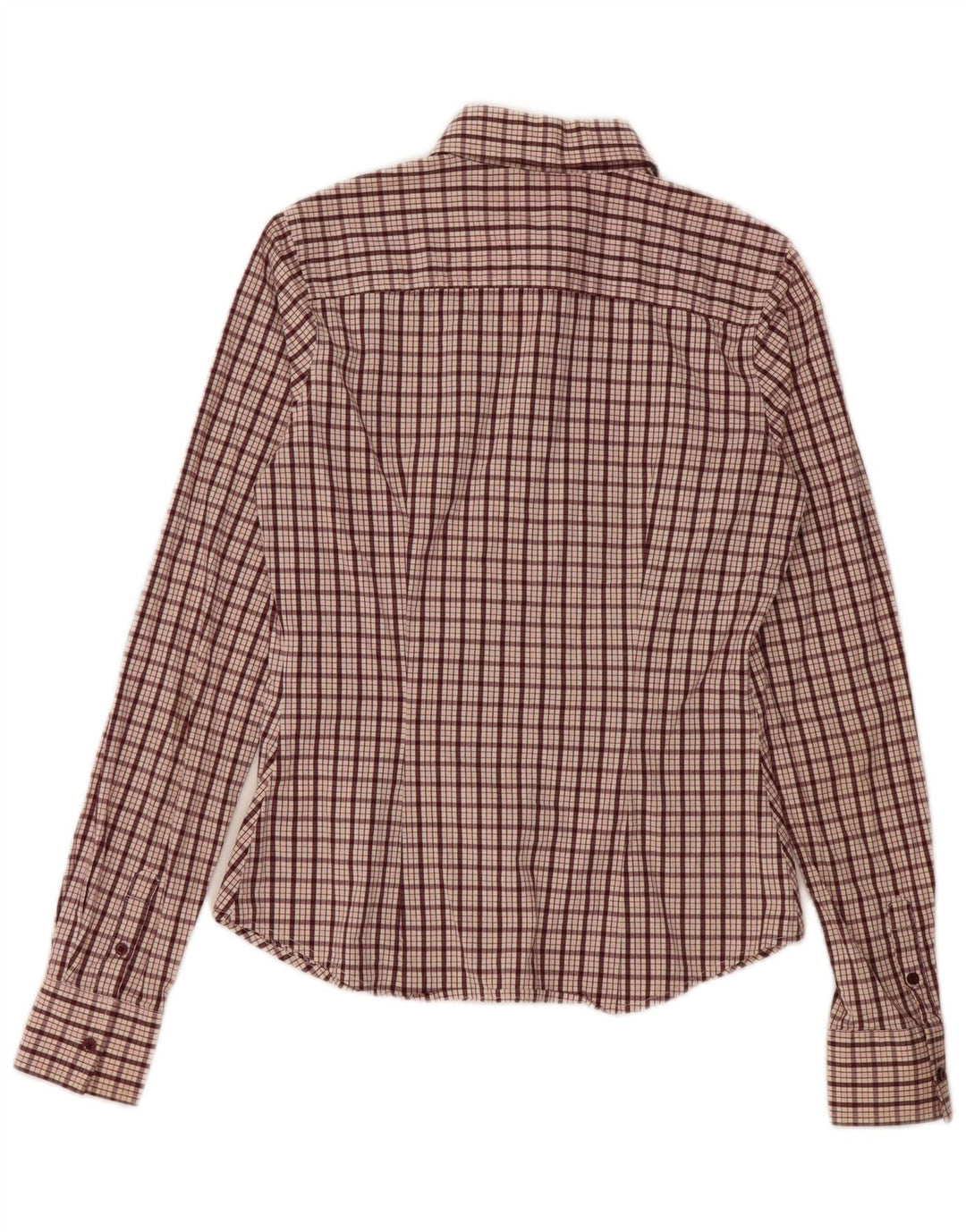 Cămașă Tommy Hilfiger pentru femei US 6 Medium Maroon Check Bumbac