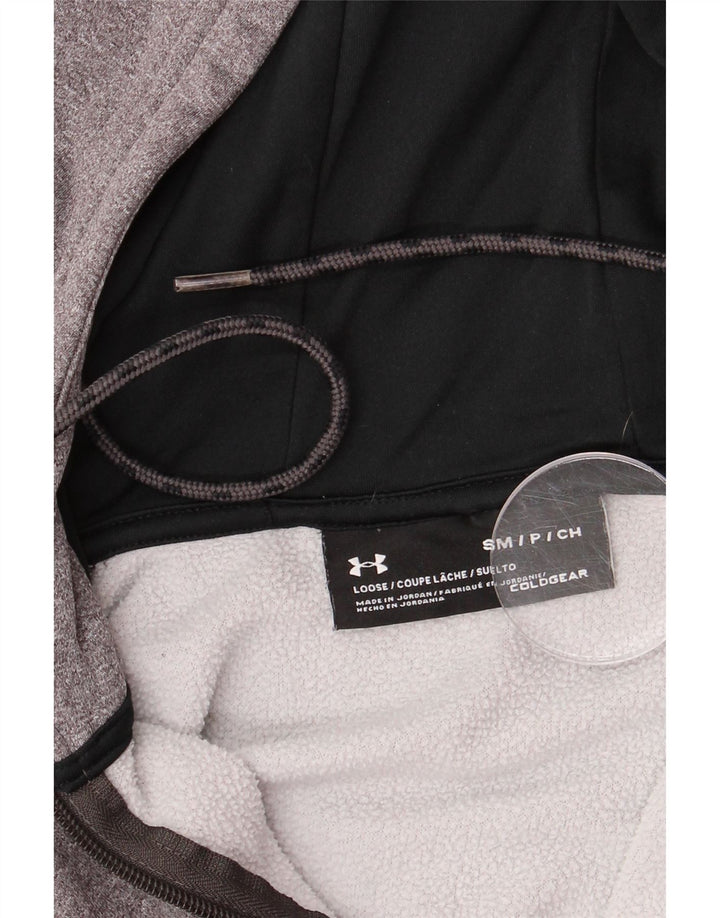 Pulover pentru bărbați Cold Gear Graphic Zip Hoodie Under Armour, mic gri