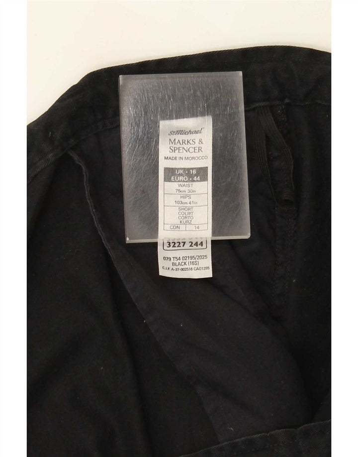 Marks & Spencer Pantaloni cargo pentru femei St. Michael UK 16 Large W38 L27 Black