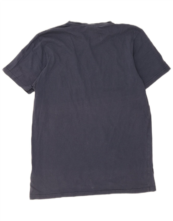 Tricou cu grafic pentru bărbați Ellesse Top mediu din bumbac bleumarin