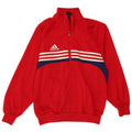 Jachetă de trening pentru băieți Adidas 13-14 ani Poliester color bloc roșu