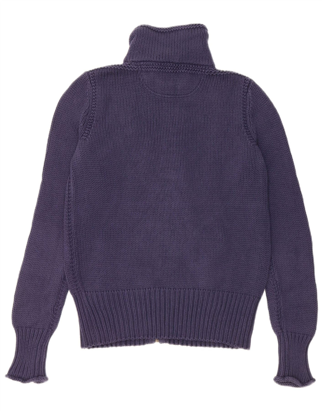 Pulover cardigan pentru femei RALPH LAUREN UK 14 mediu, bleumarin, bumbac