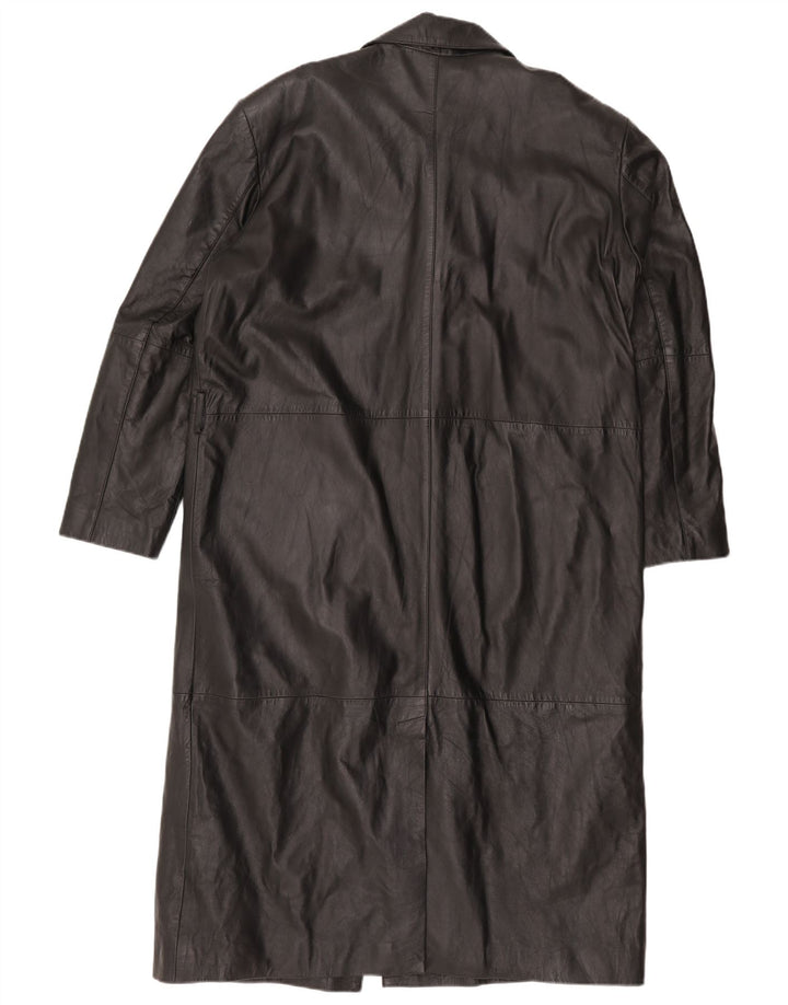 Palton din piele pentru bărbați EU 50, mare, neagră