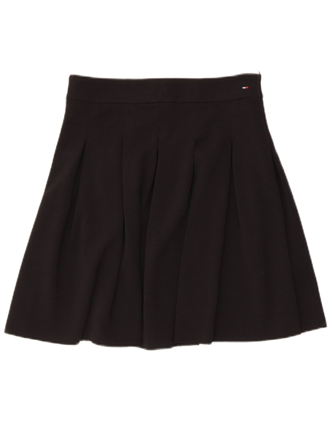 Mini fustă plisată pentru femei Tommy Hilfiger Medium W28 Poliester negru