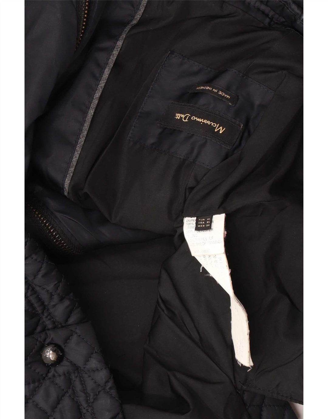Gilet matlasat Massimo Dutti pentru femei UK 18 XL poliester negru