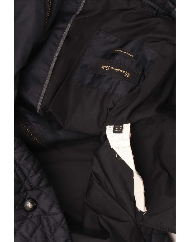 Gilet matlasat Massimo Dutti pentru femei UK 18 XL poliester negru