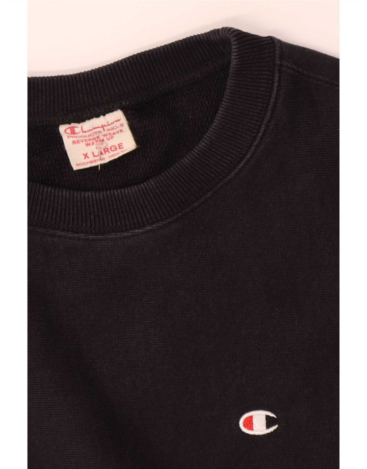 Pulover pentru bărbați Champion, cu țesătură inversă, XL, bumbac bleumarin