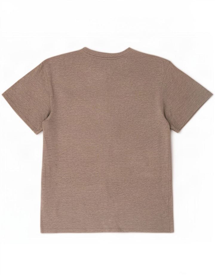 Tricou cu grafic Karl Kani pentru bărbați Top din bumbac cu pete gri mediu